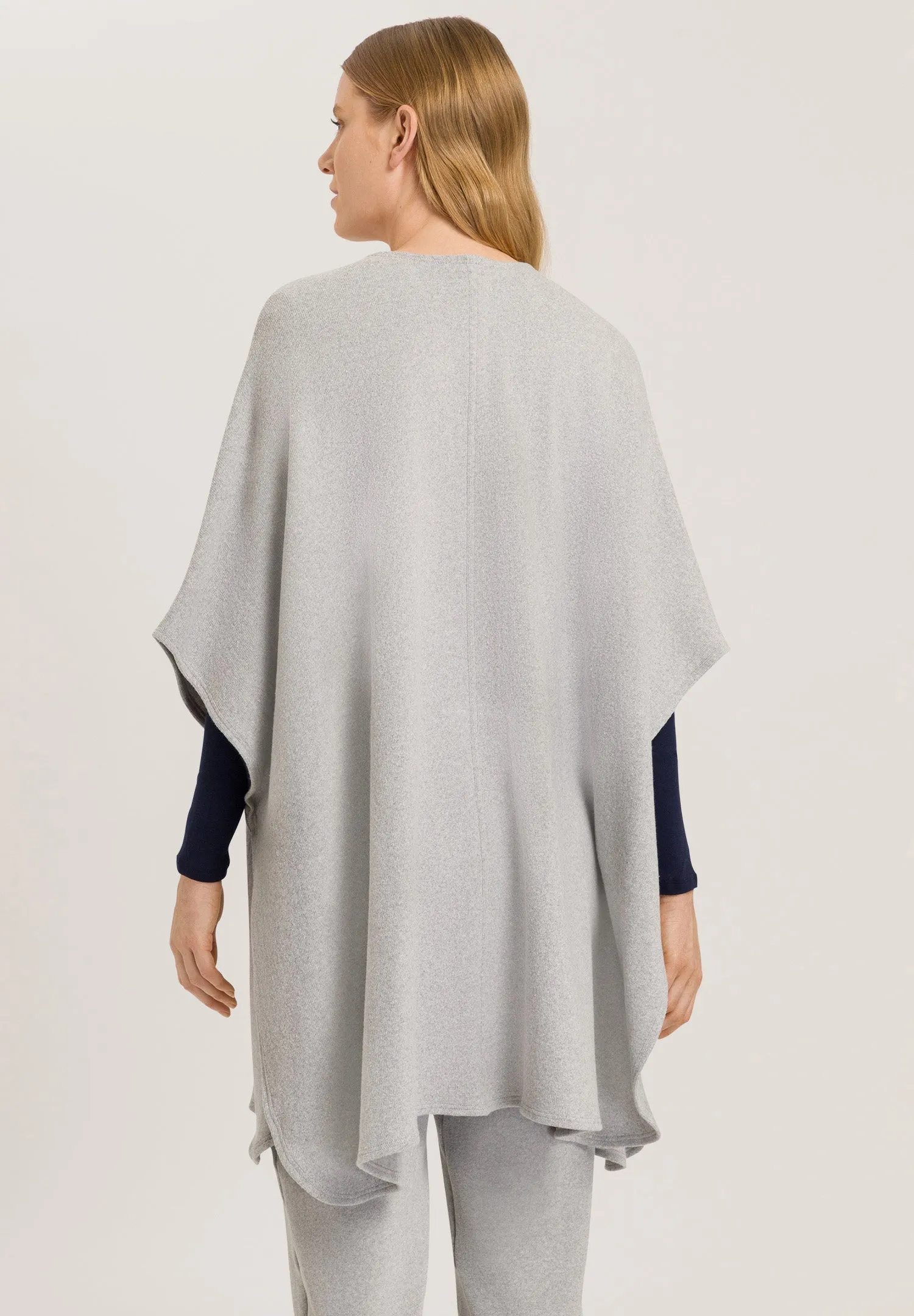 Easywear Poncho | Classic Grey Melange 78779-1259