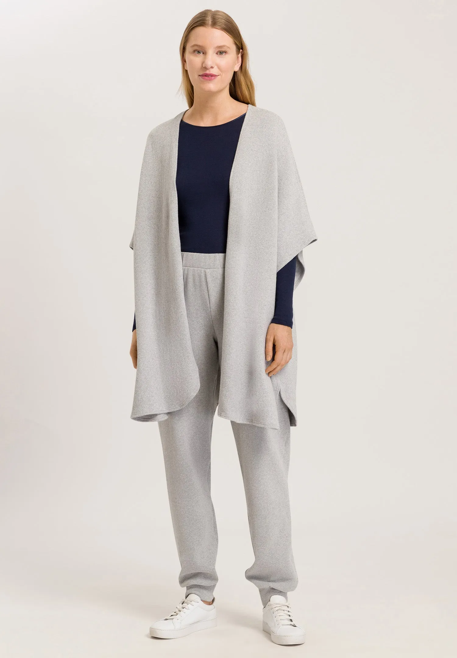 Easywear Poncho | Classic Grey Melange 78779-1259