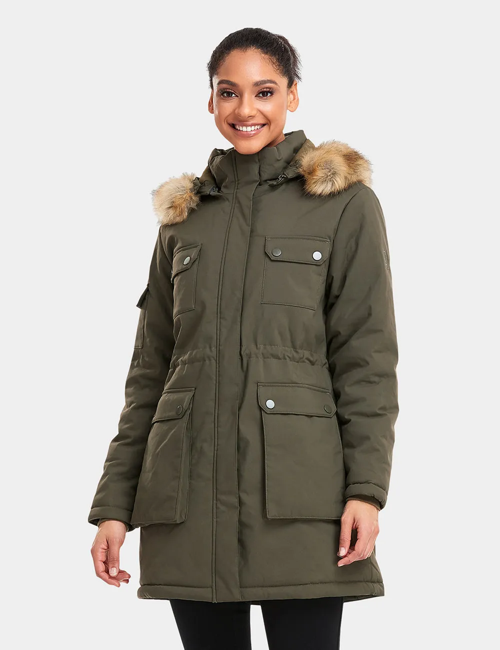 Final Sale - Women's Heated Thermolite® Parka (4 Heating Zones) - New Colors