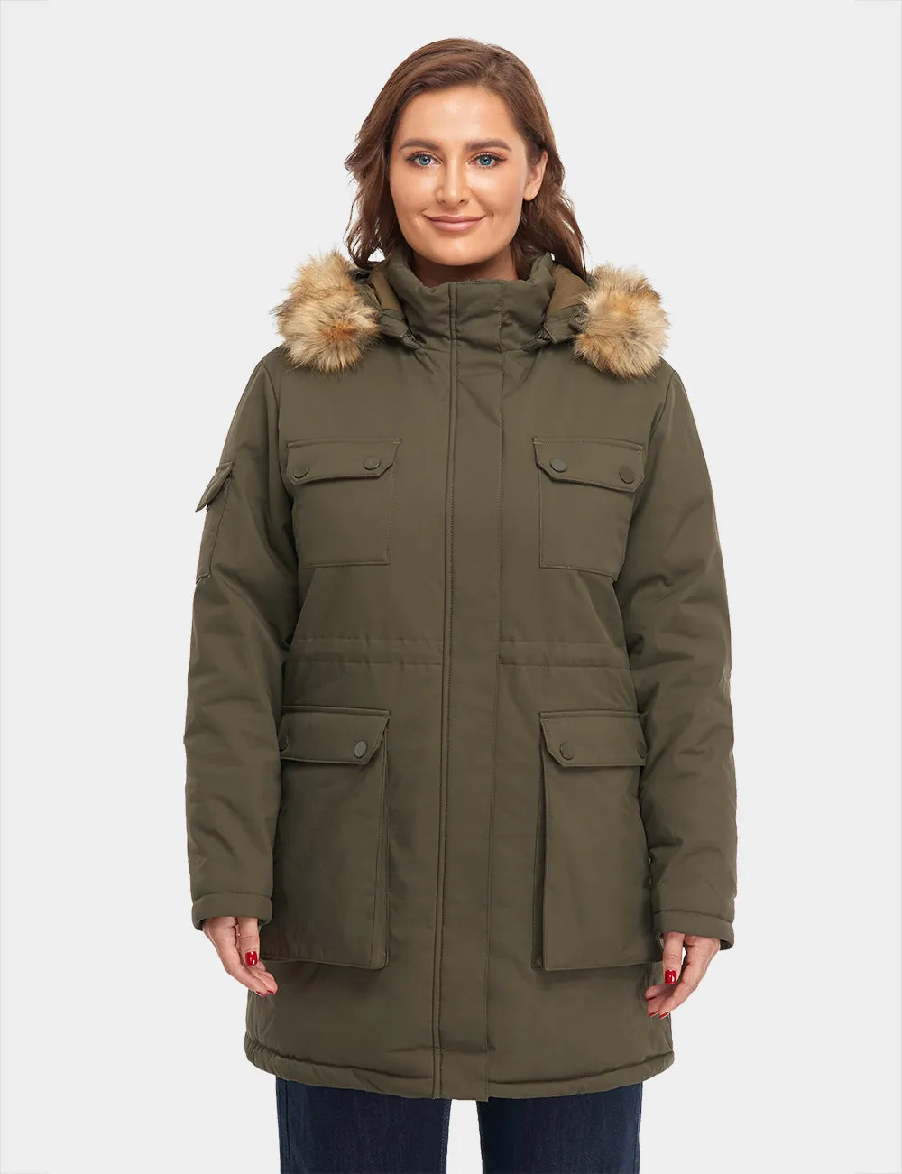 Final Sale - Women's Heated Thermolite® Parka (4 Heating Zones) - New Colors