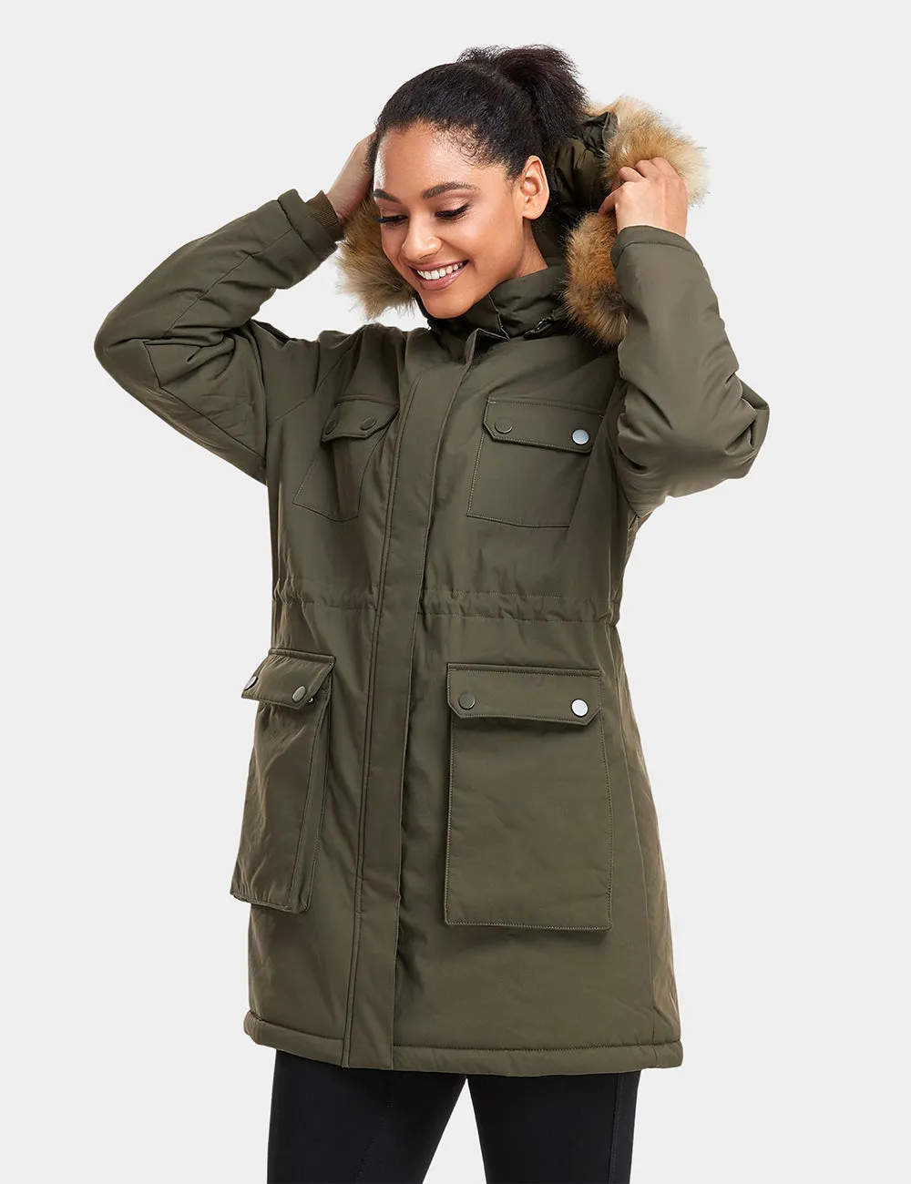 Final Sale - Women's Heated Thermolite® Parka (4 Heating Zones) - New Colors