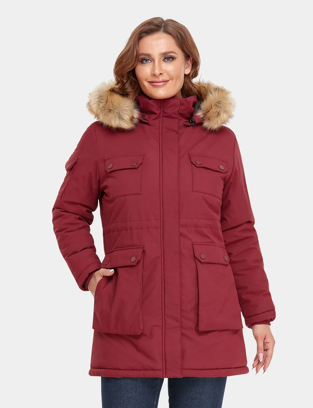 Final Sale - Women's Heated Thermolite® Parka (4 Heating Zones) - New Colors