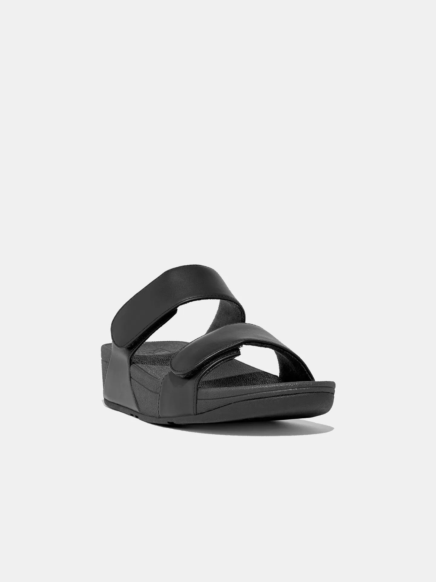 Fitflop Women's Lulu Adjustable Leather Slides