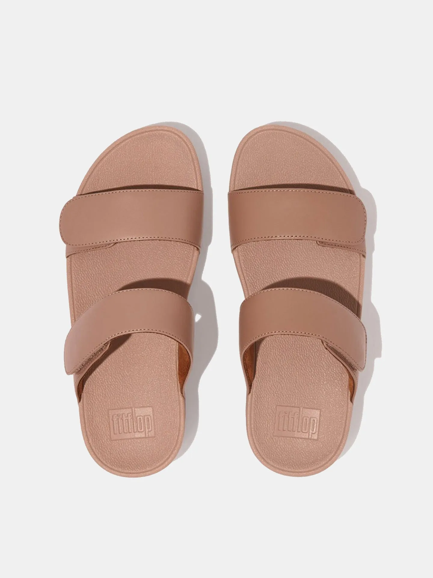 Fitflop Women's Lulu Adjustable Leather Slides