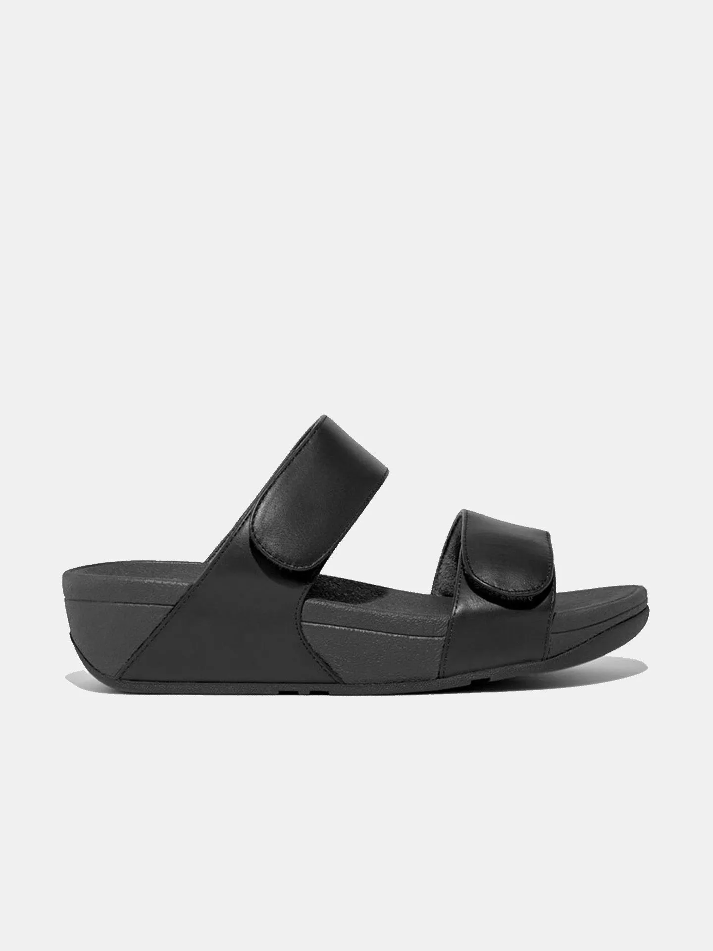 Fitflop Women's Lulu Adjustable Leather Slides