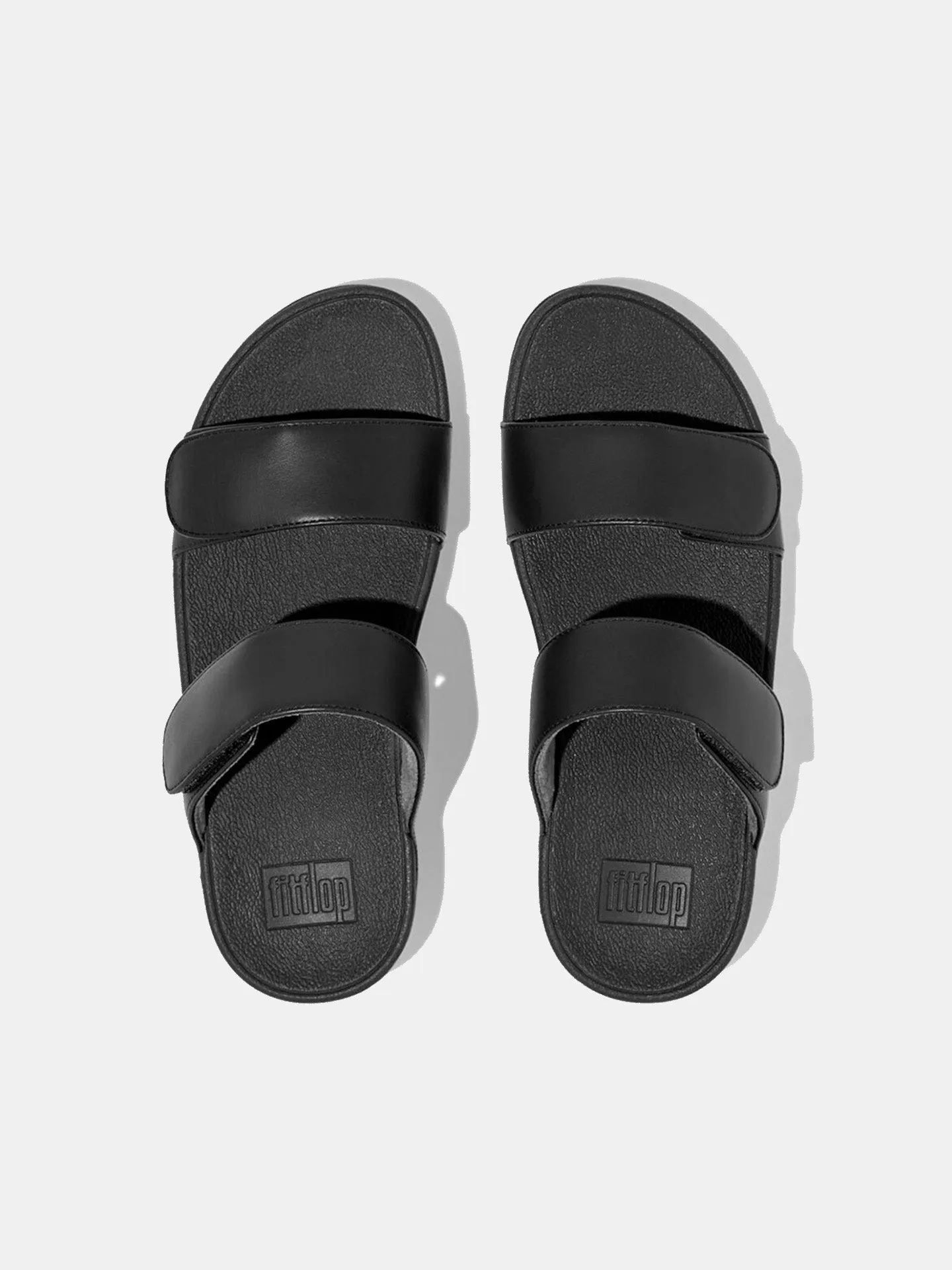 Fitflop Women's Lulu Adjustable Leather Slides