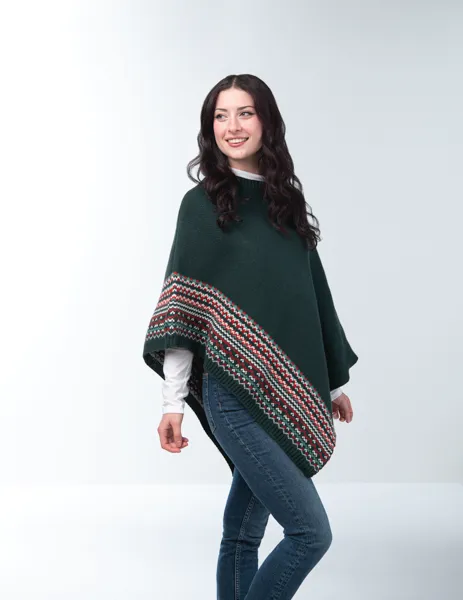 Ganz Holiday Knit Poncho