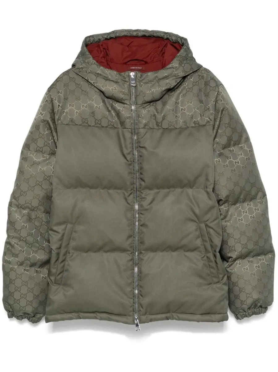 GG CANVAS PUFFER JACKET