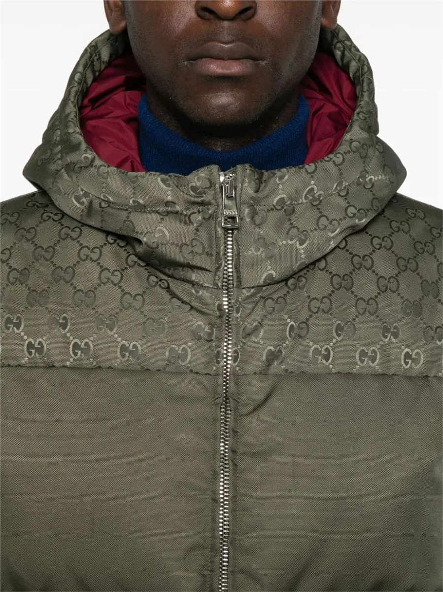 GG CANVAS PUFFER JACKET