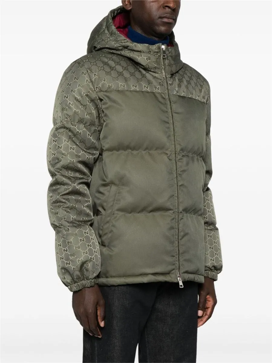 GG CANVAS PUFFER JACKET