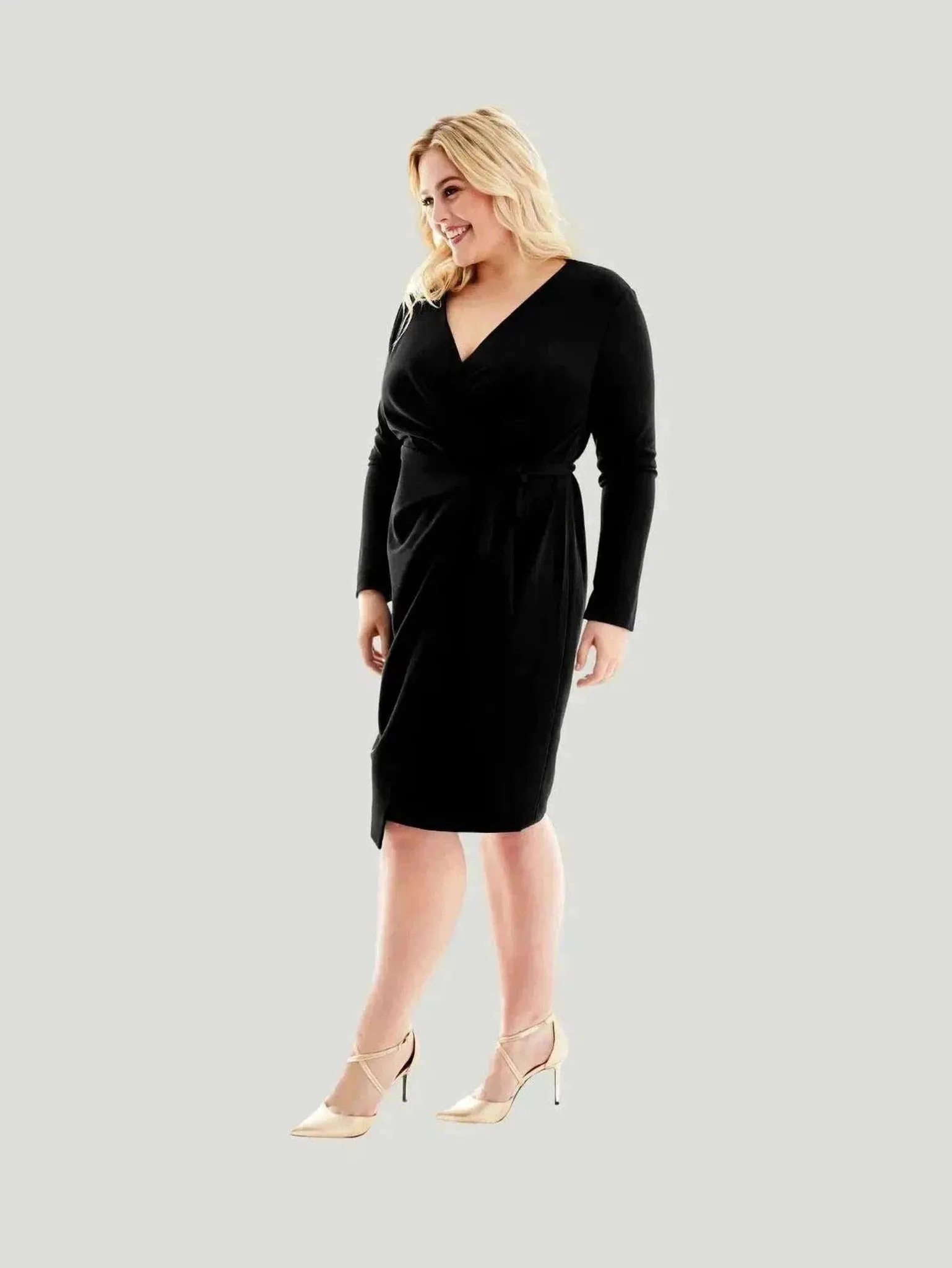 GRAVITAS Alexandra Plus Size Wrap Dress