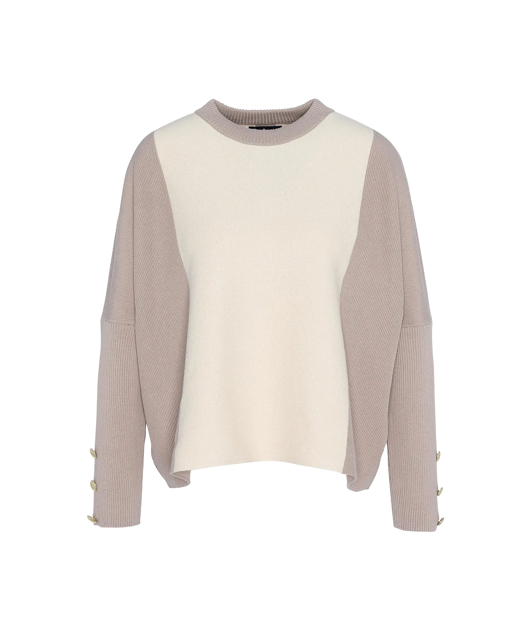 Hamilton Crew Neck Jumper - Beige