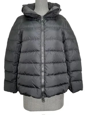 HERNO Quilted Down Hooded Puffer Jacket Size S