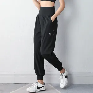 High Waist Loose Fitness Jogging Sweatpant - Quick Dry