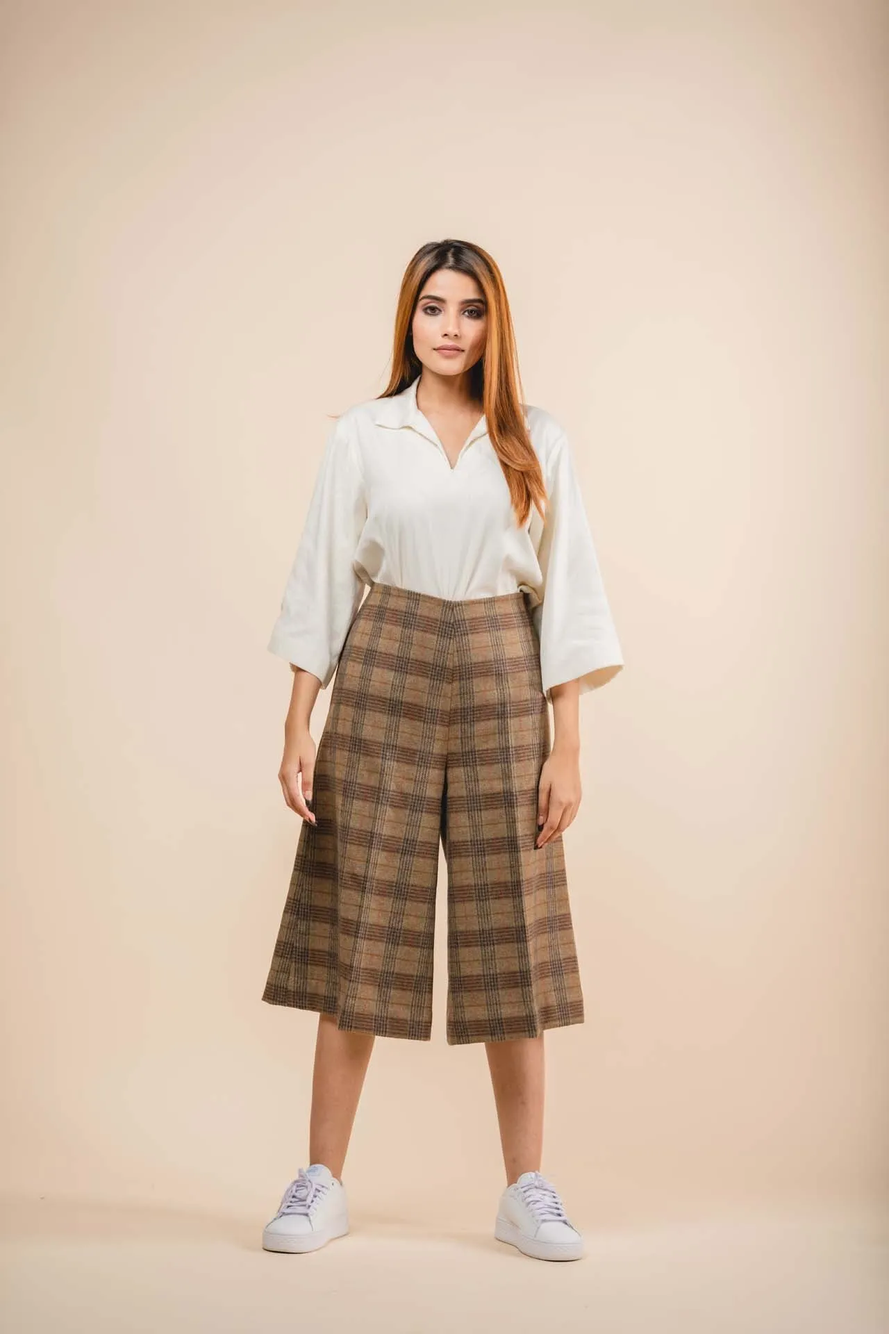 high waisted culottes