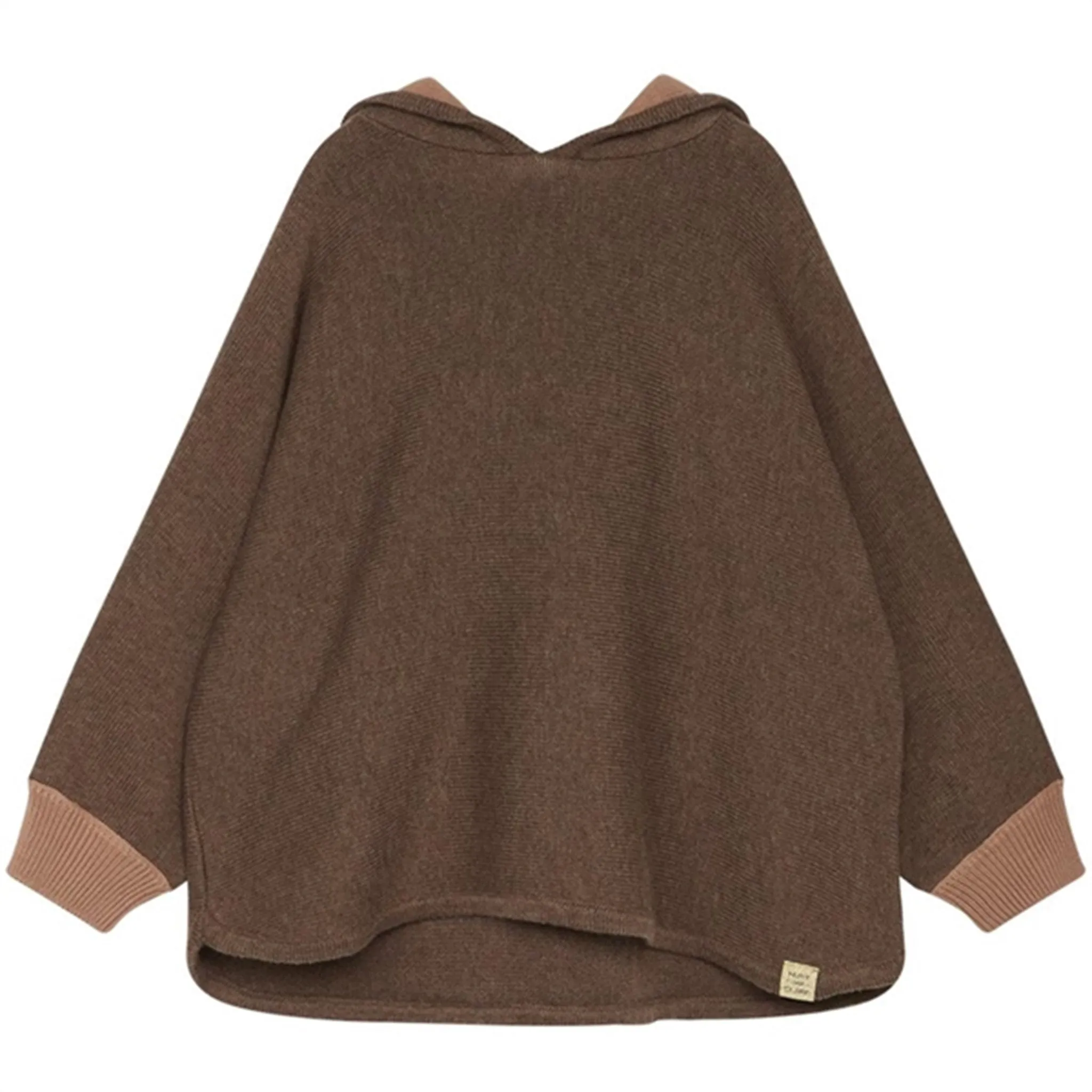 Hust & Claire Mini Toffee Melange Poppy Poncho