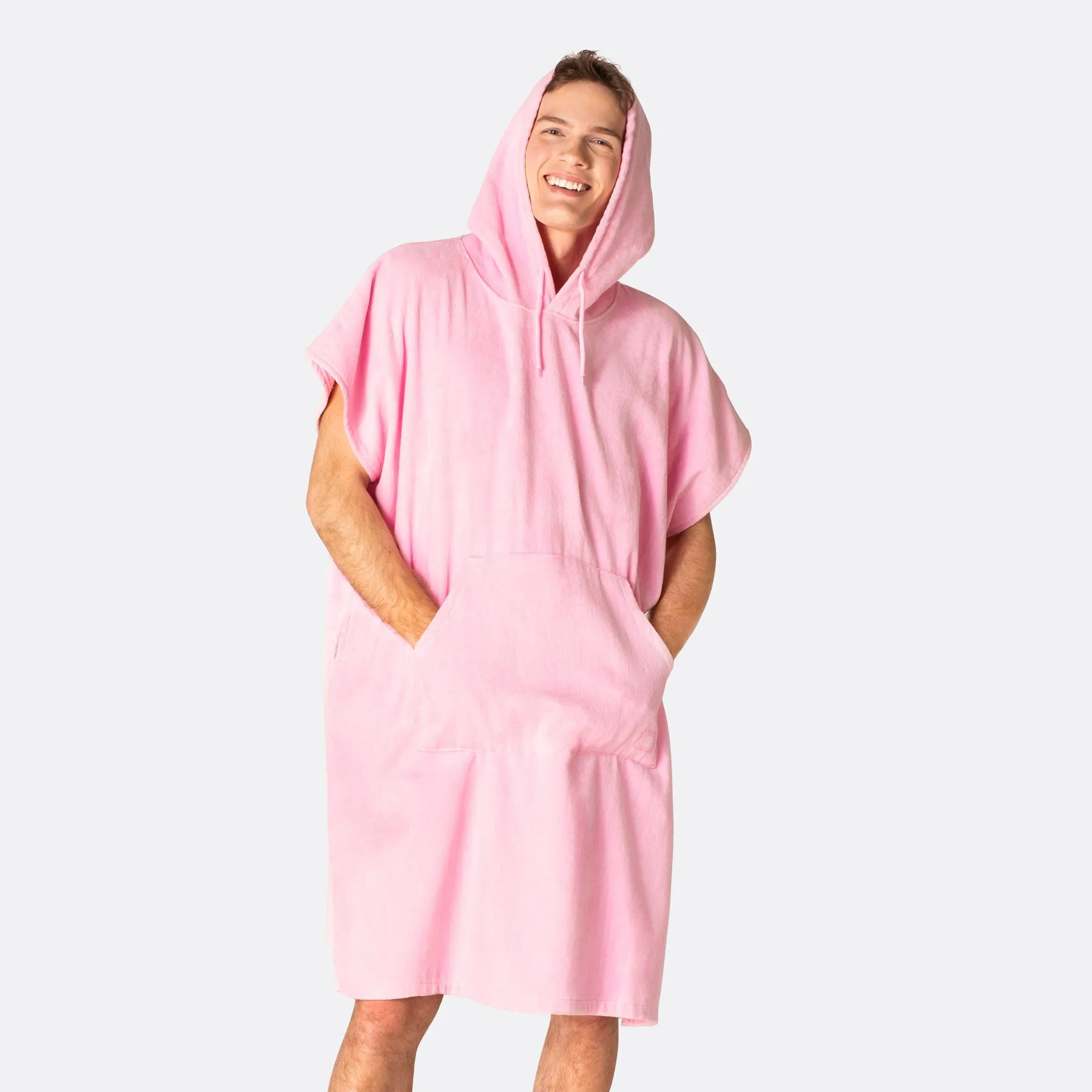 Kaugummi-Pinker Badeponcho