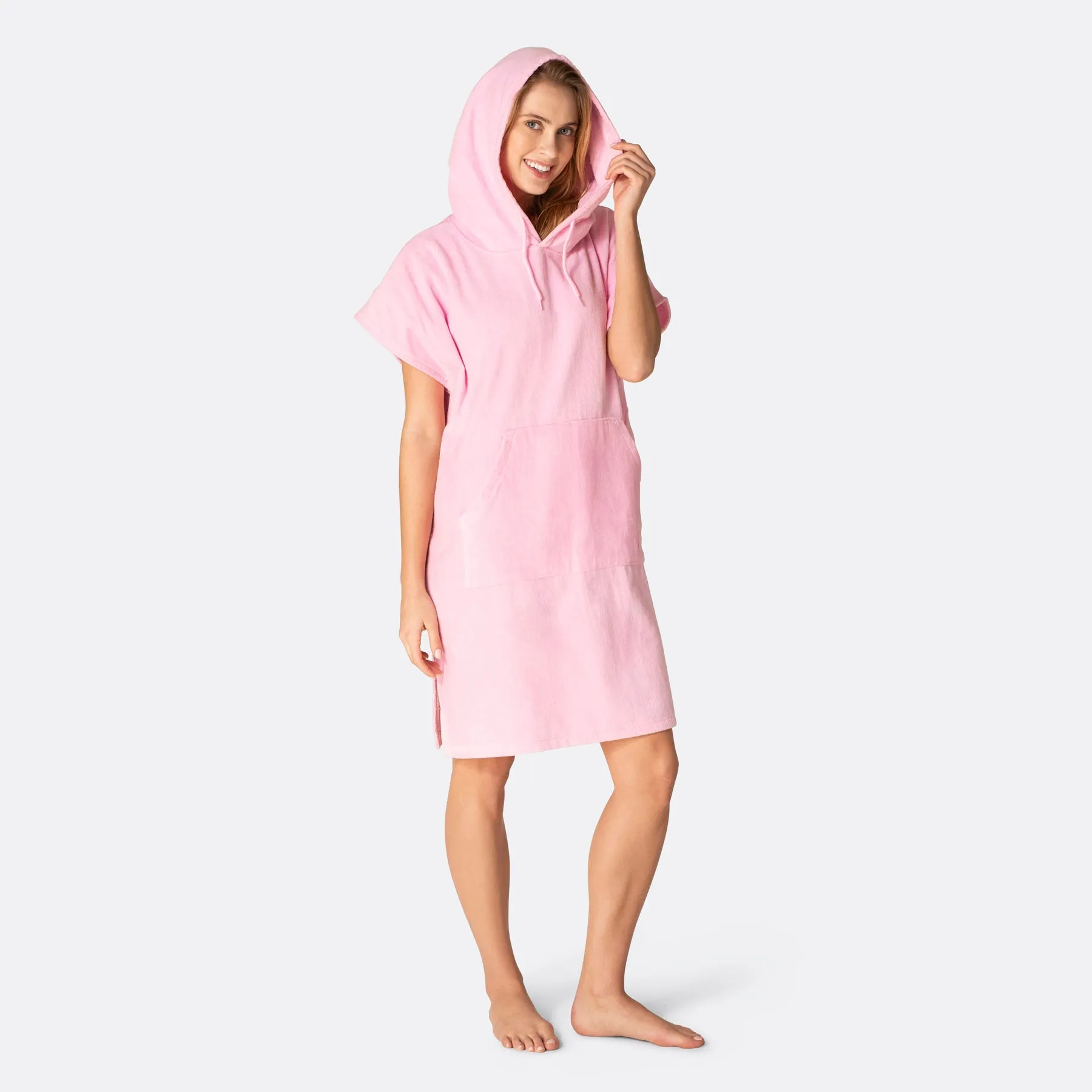 Kaugummi-Pinker Badeponcho