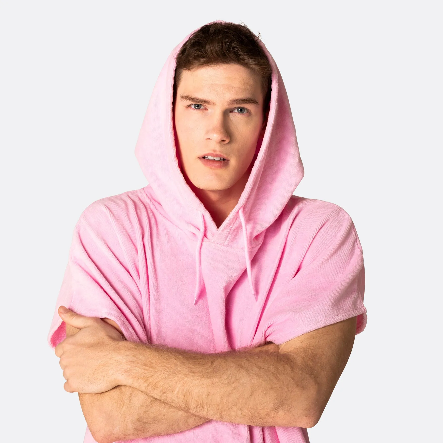 Kaugummi-Pinker Badeponcho