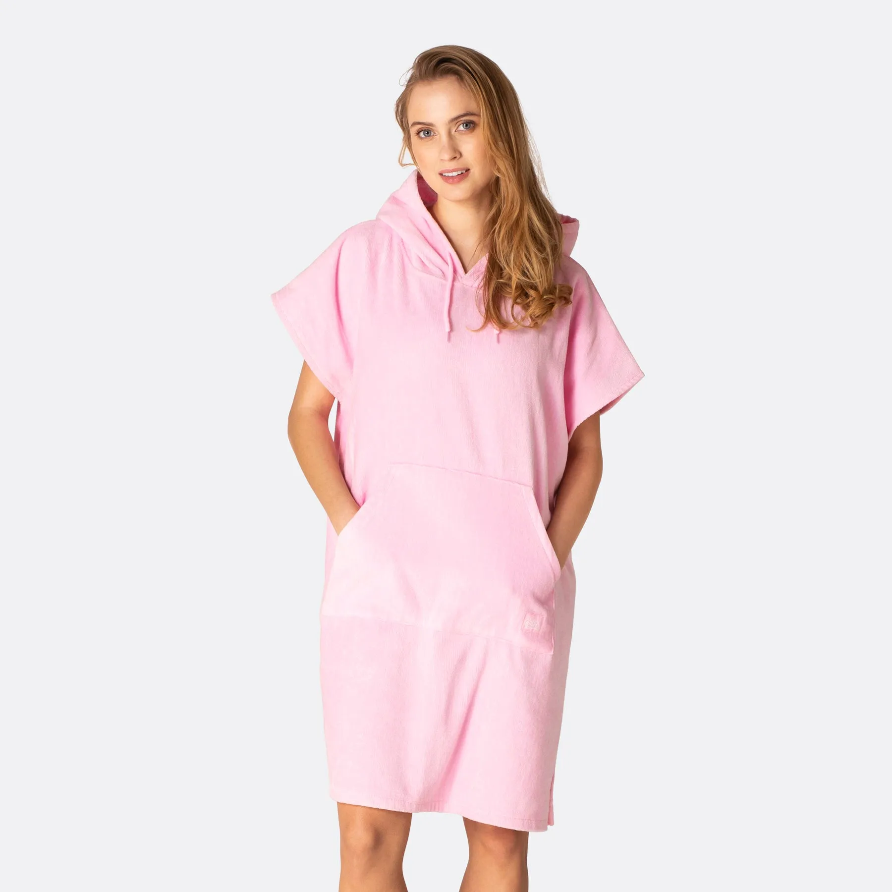 Kaugummi-Pinker Badeponcho