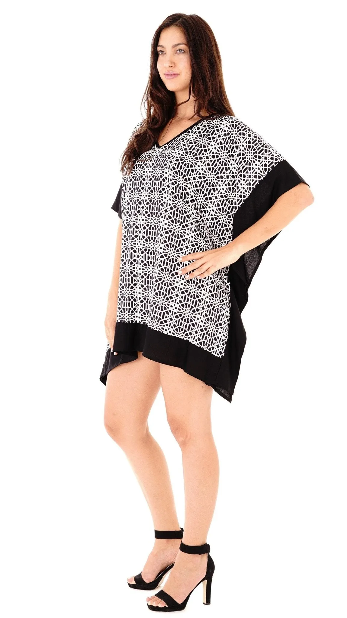 Kelsey Boho Chic Summer Geometric Print Tunic Dress