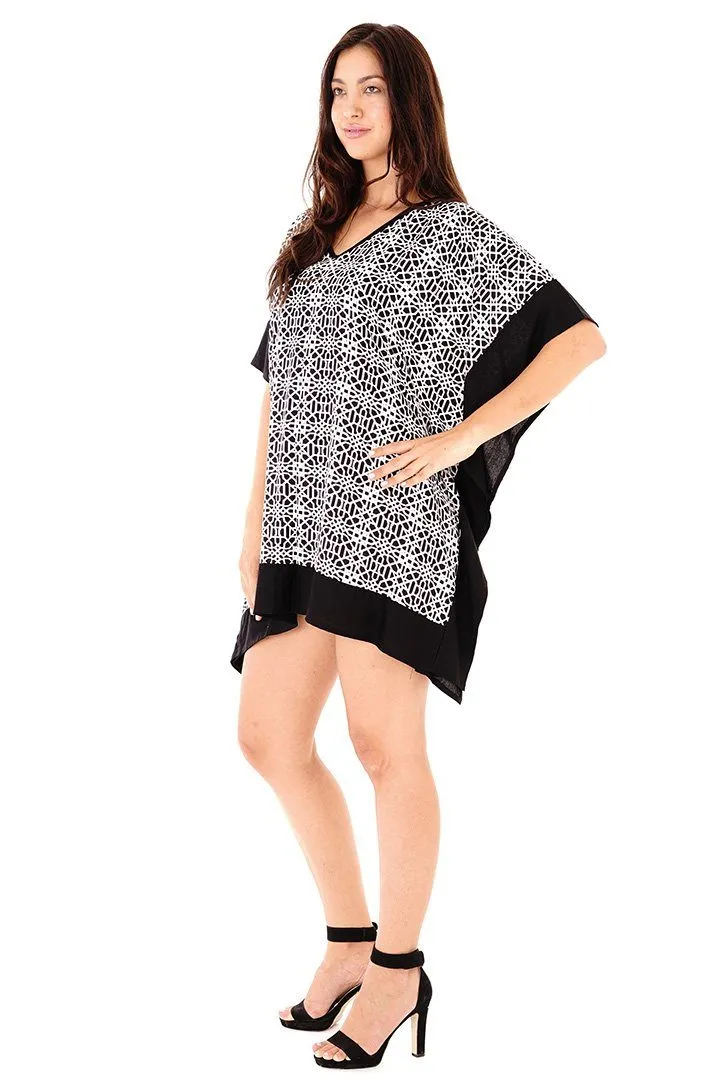 Kelsey Boho Chic Summer Geometric Print Tunic Dress