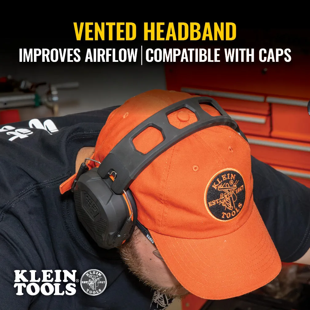 Klein Tools 60570 Slim Over-The-Head Ear Muffs