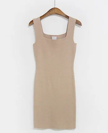 Knitted Long Slim Fit Elastic Bodycon Sexy Skinny Dress