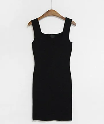 Knitted Long Slim Fit Elastic Bodycon Sexy Skinny Dress