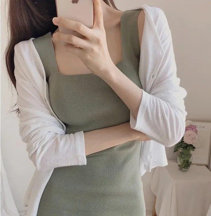 Knitted Long Slim Fit Elastic Bodycon Sexy Skinny Dress