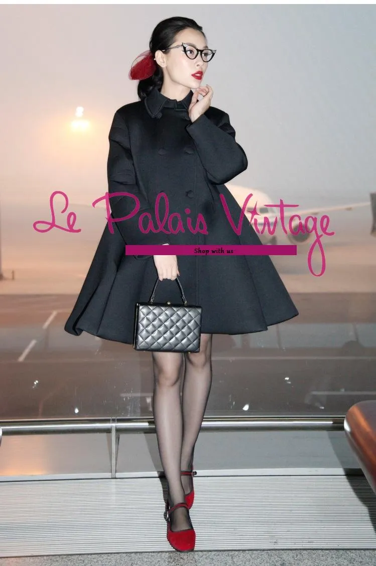 Le palais vintage limited edition vintage loose neoprene outerwear overcoat- Zion