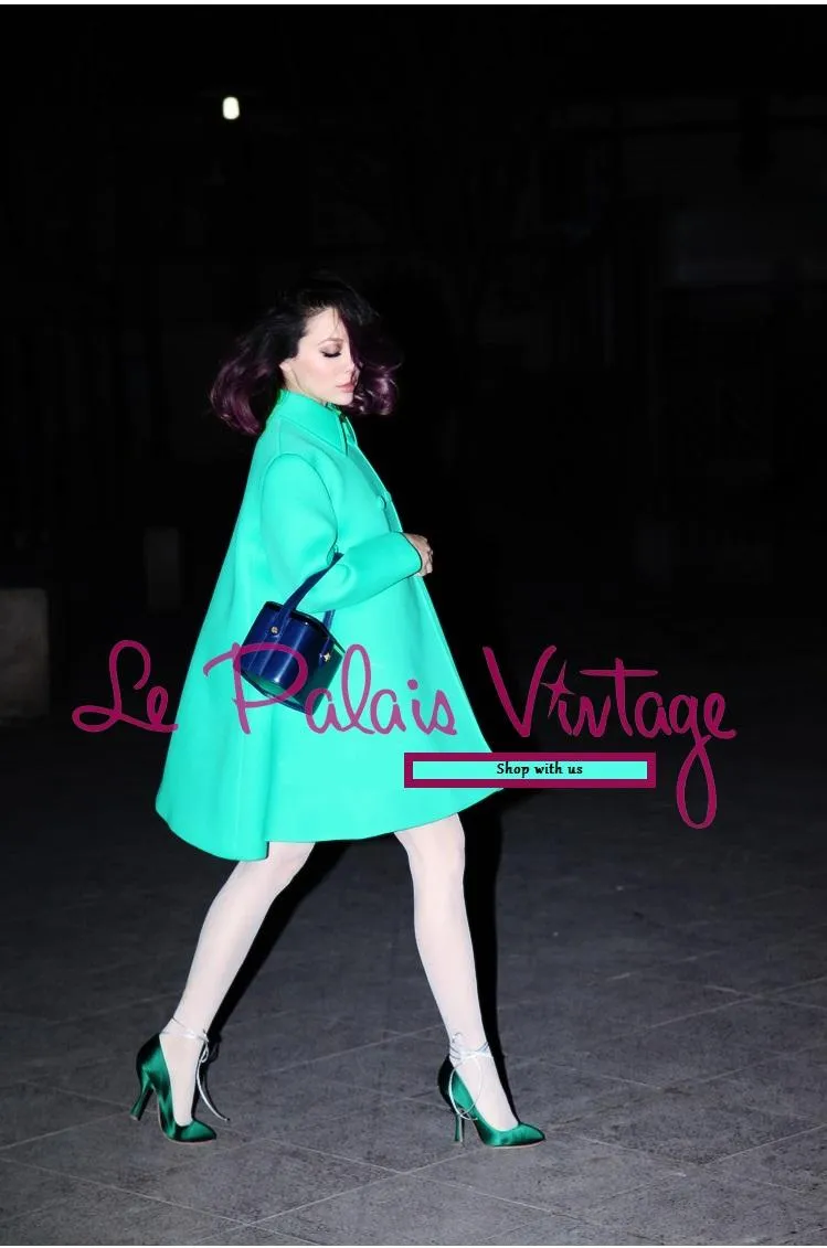 Le palais vintage limited edition vintage loose neoprene outerwear overcoat- Zion