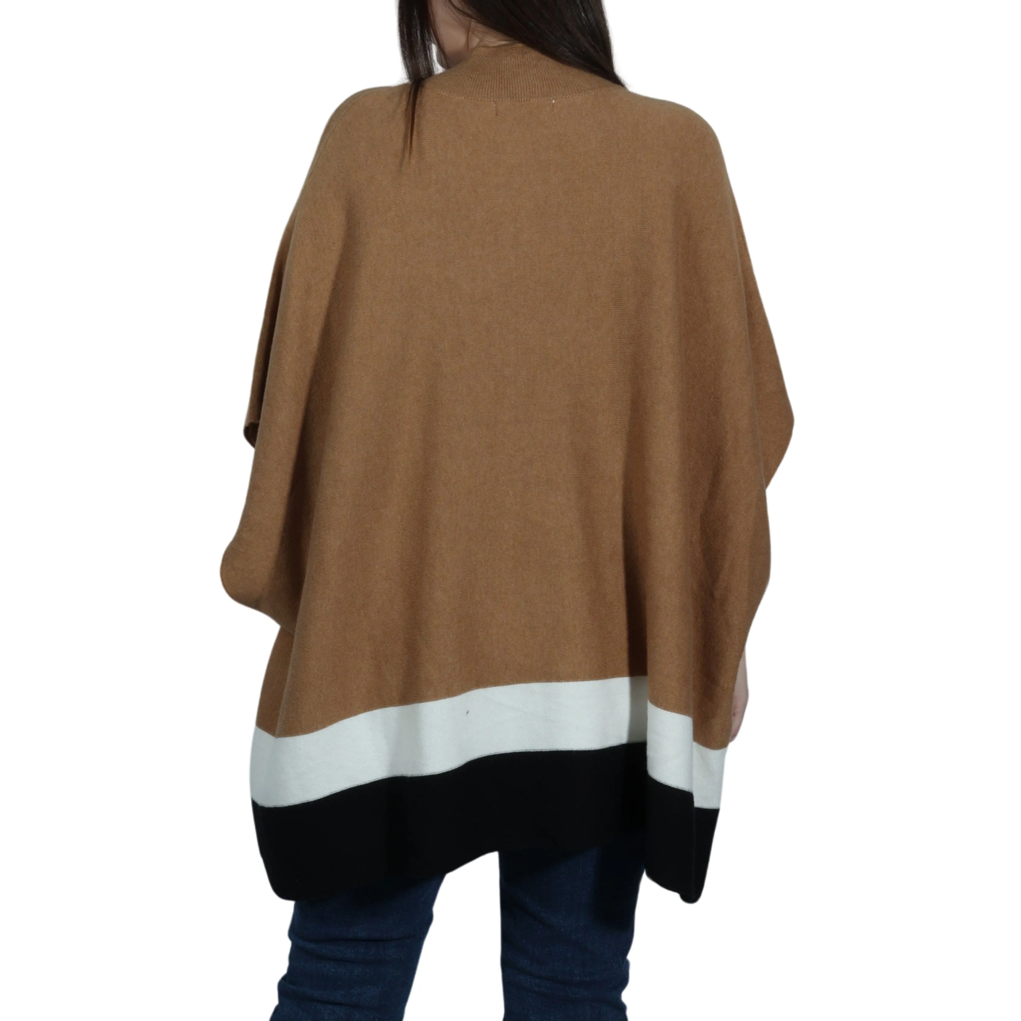 LIZ CLAIBORNE -   Front Zipper Oversized Poncho