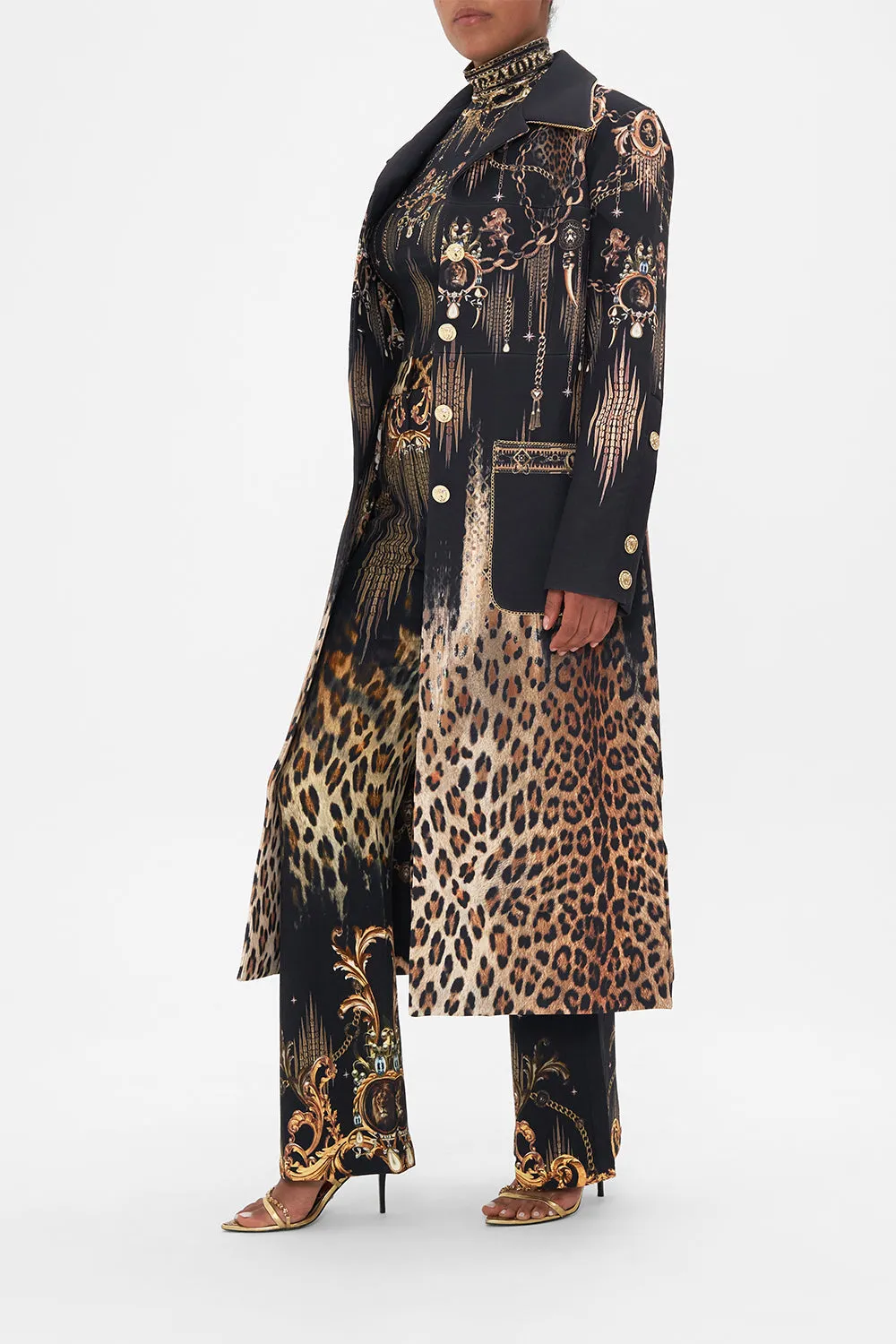 LONG BUTTON FRONT COAT JUNGLE DREAMING