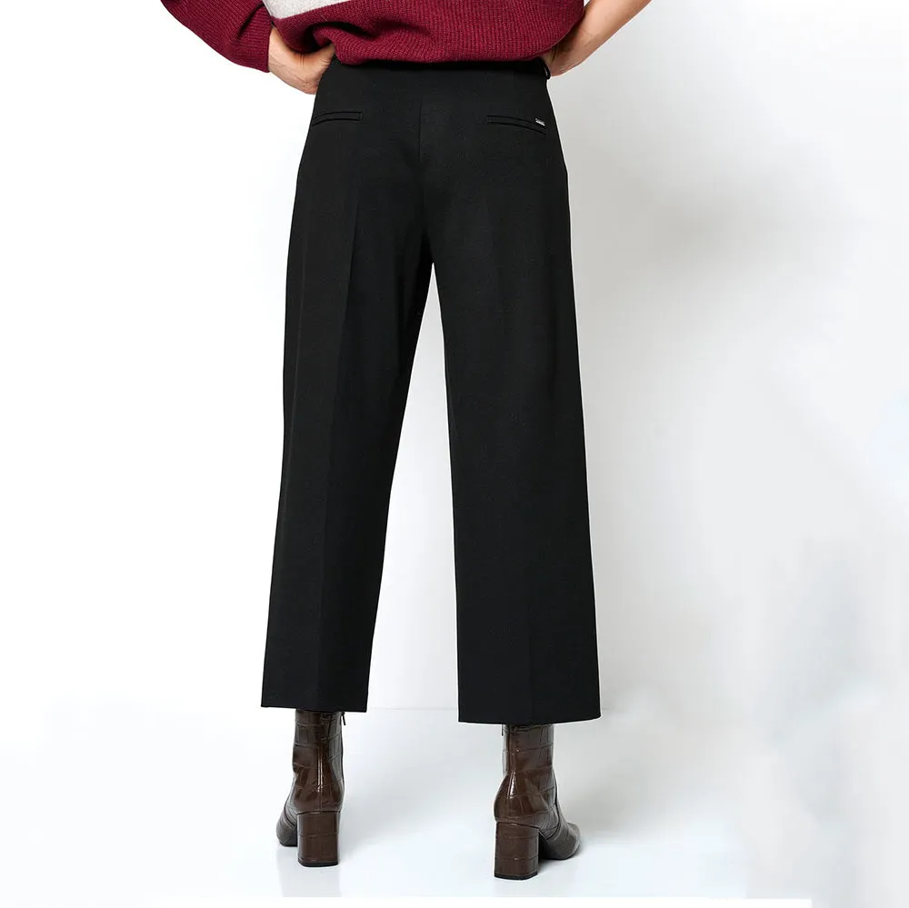 Marie Black Elegant Culottes