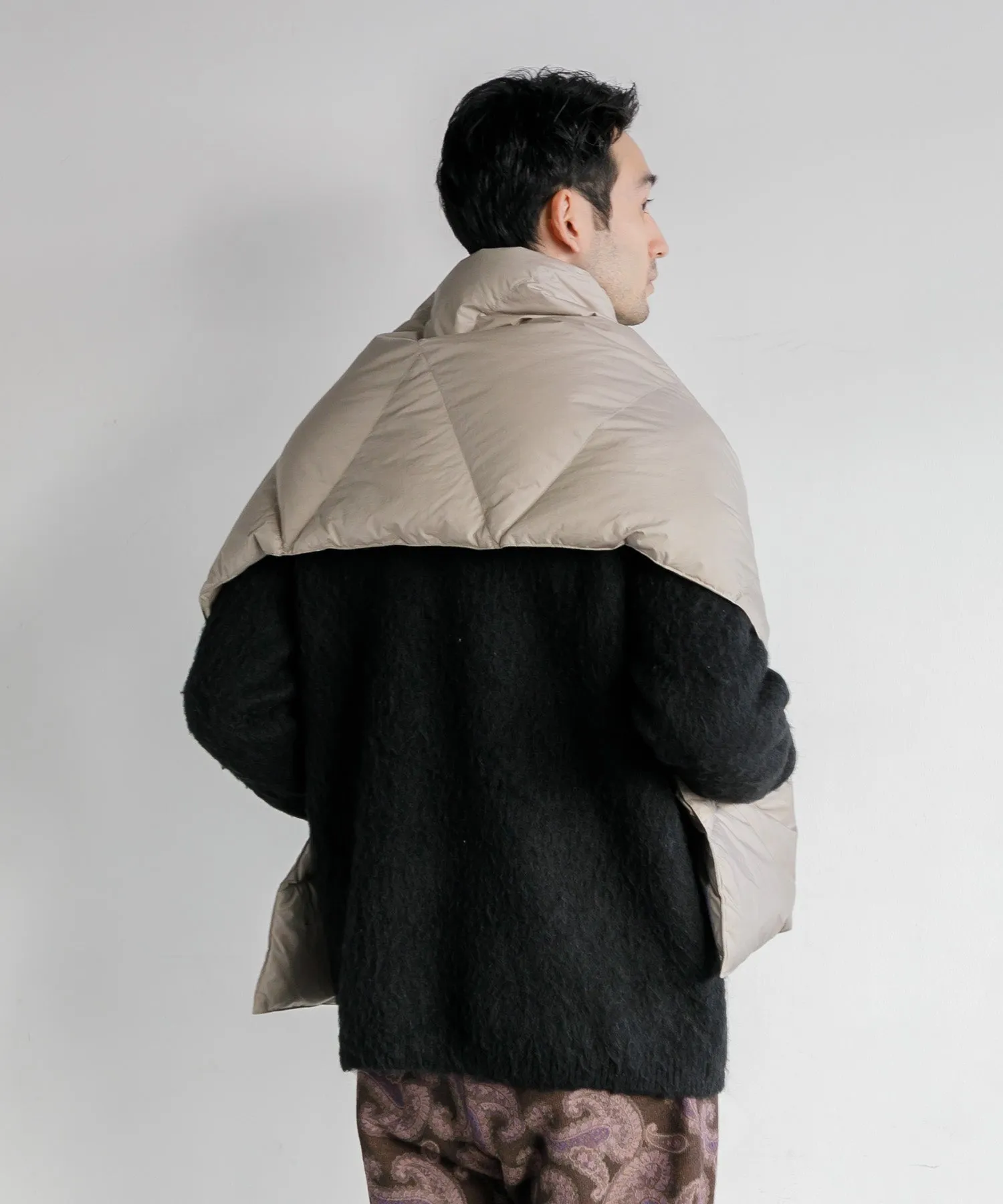 【MEN , WOMEN】NANGA DOWN PONCHO MUFFLER