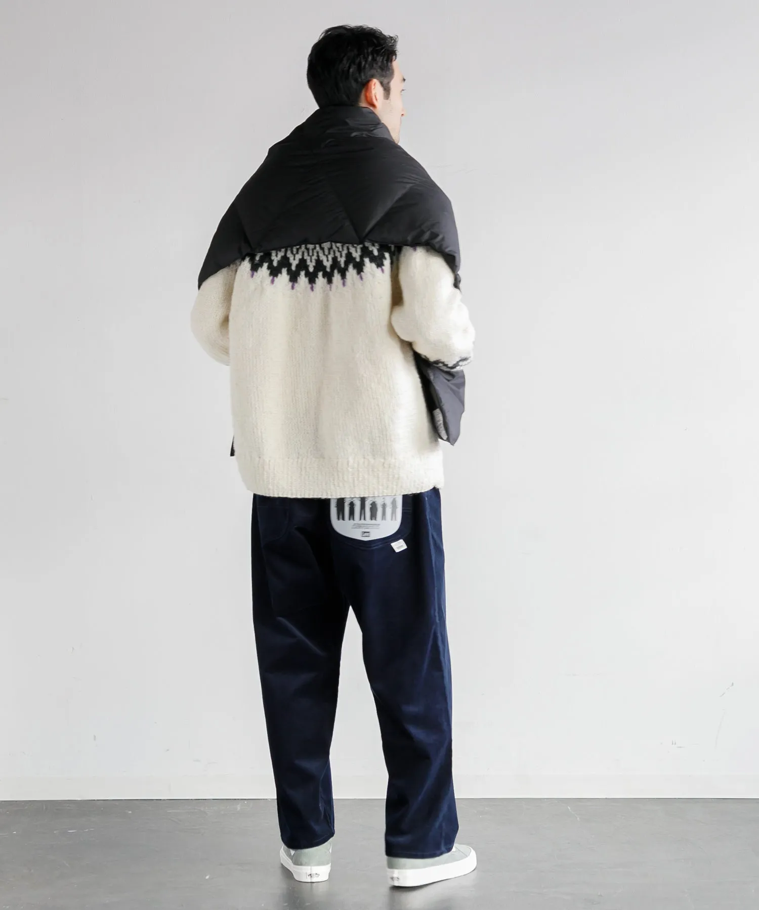 【MEN , WOMEN】NANGA DOWN PONCHO MUFFLER