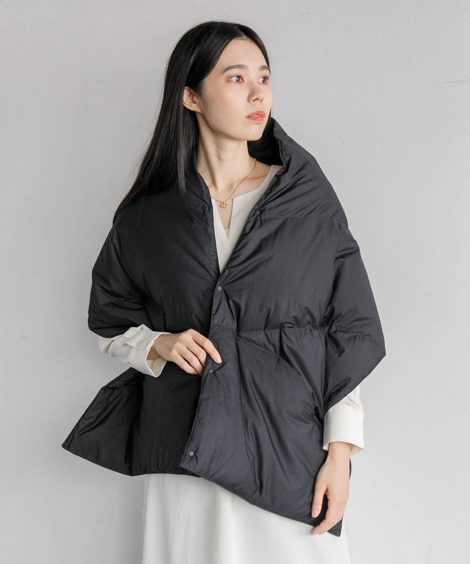 【MEN , WOMEN】NANGA DOWN PONCHO MUFFLER