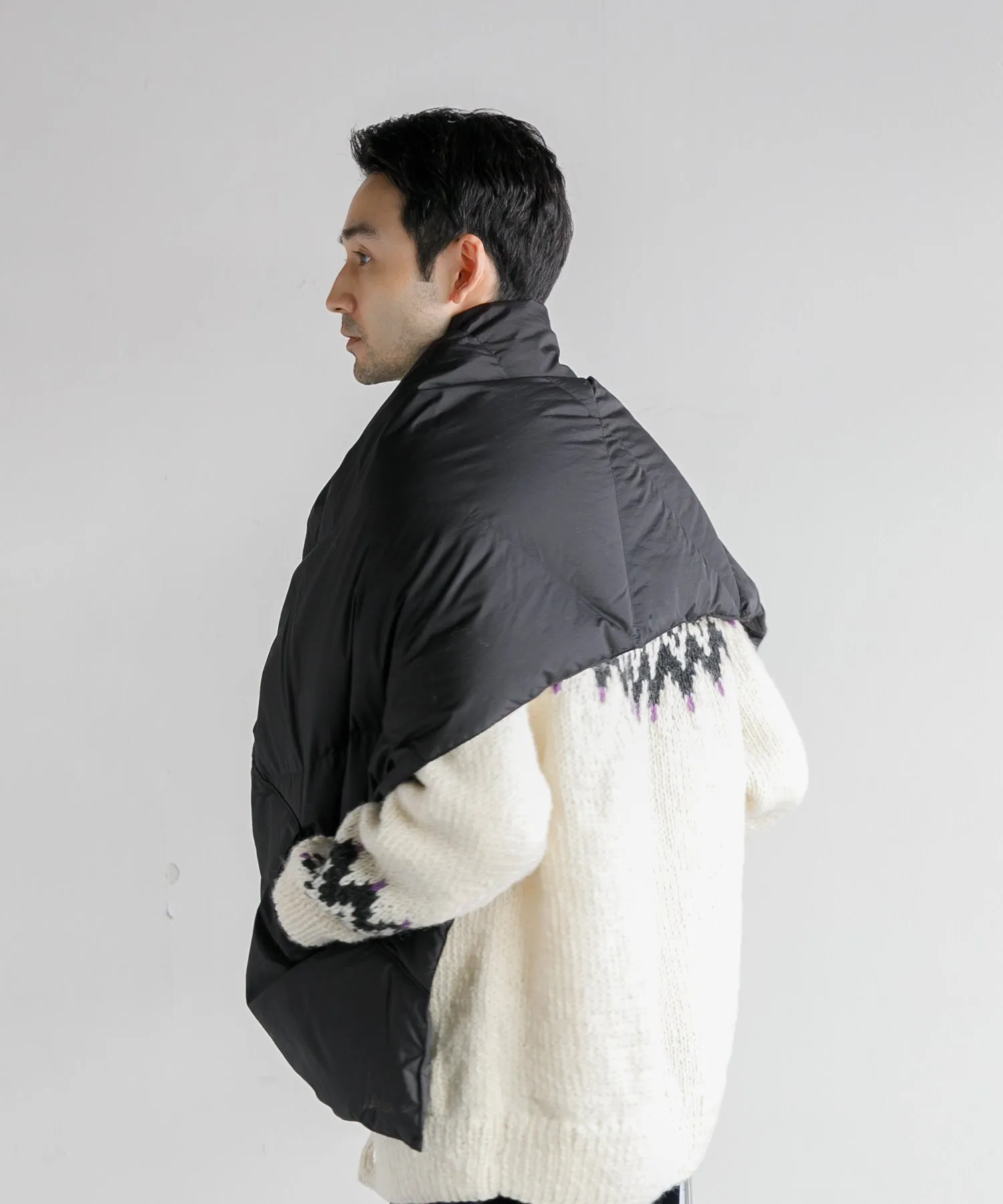 【MEN , WOMEN】NANGA DOWN PONCHO MUFFLER