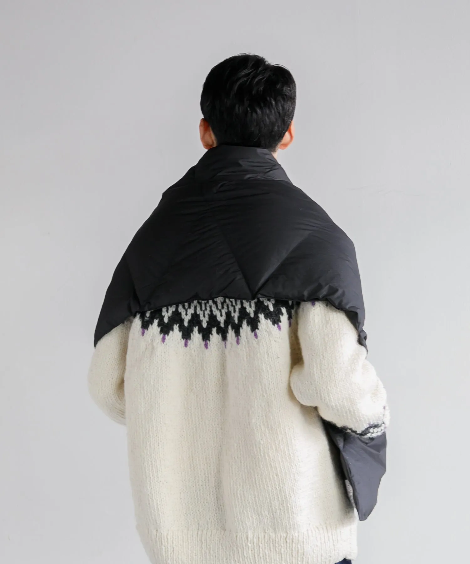 【MEN , WOMEN】NANGA DOWN PONCHO MUFFLER