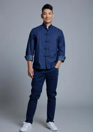 Men's Denim Tang Shirt (Navy)