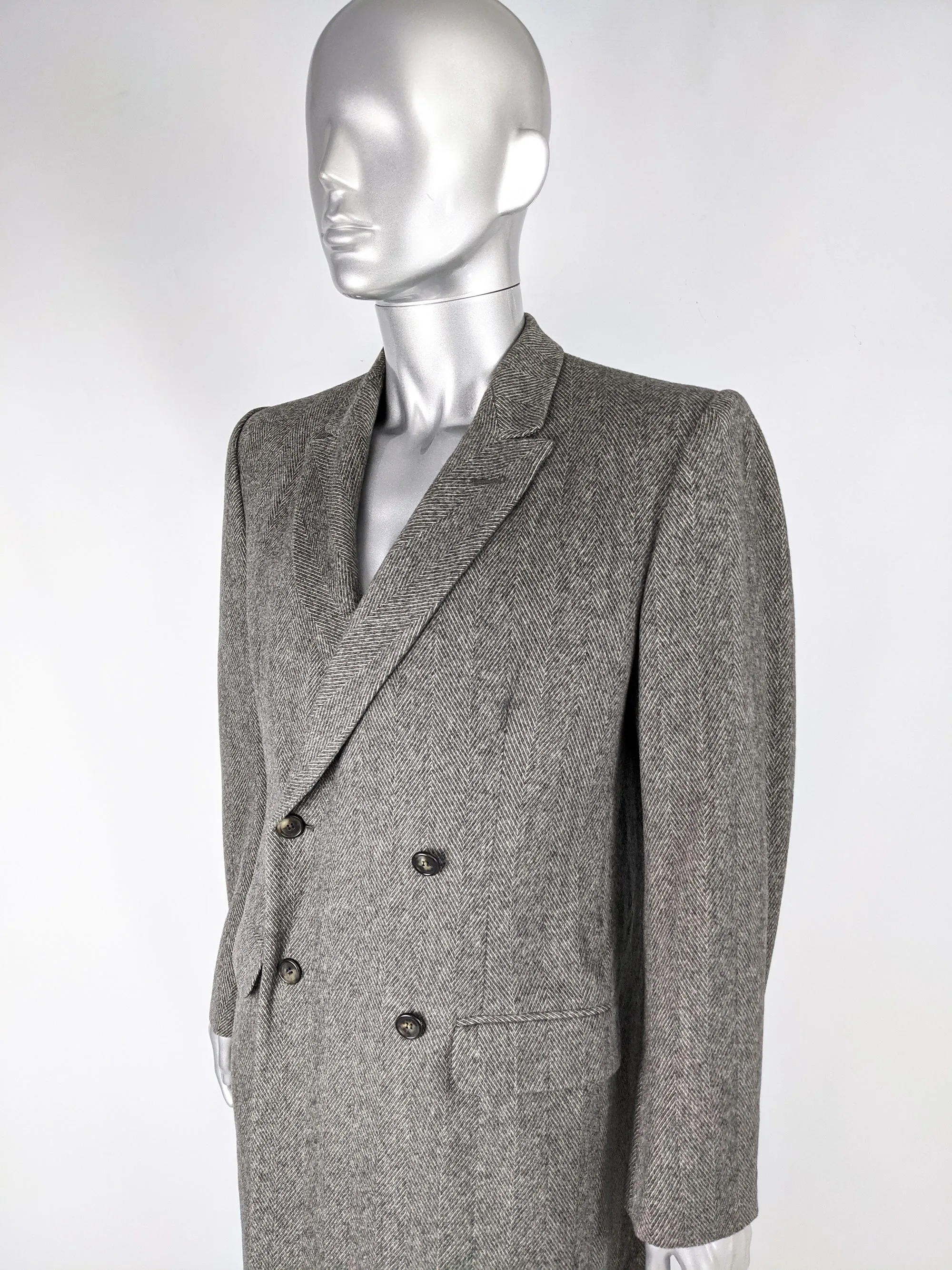 Mens Vintage Double Breasted Cashmere Coat, 2007