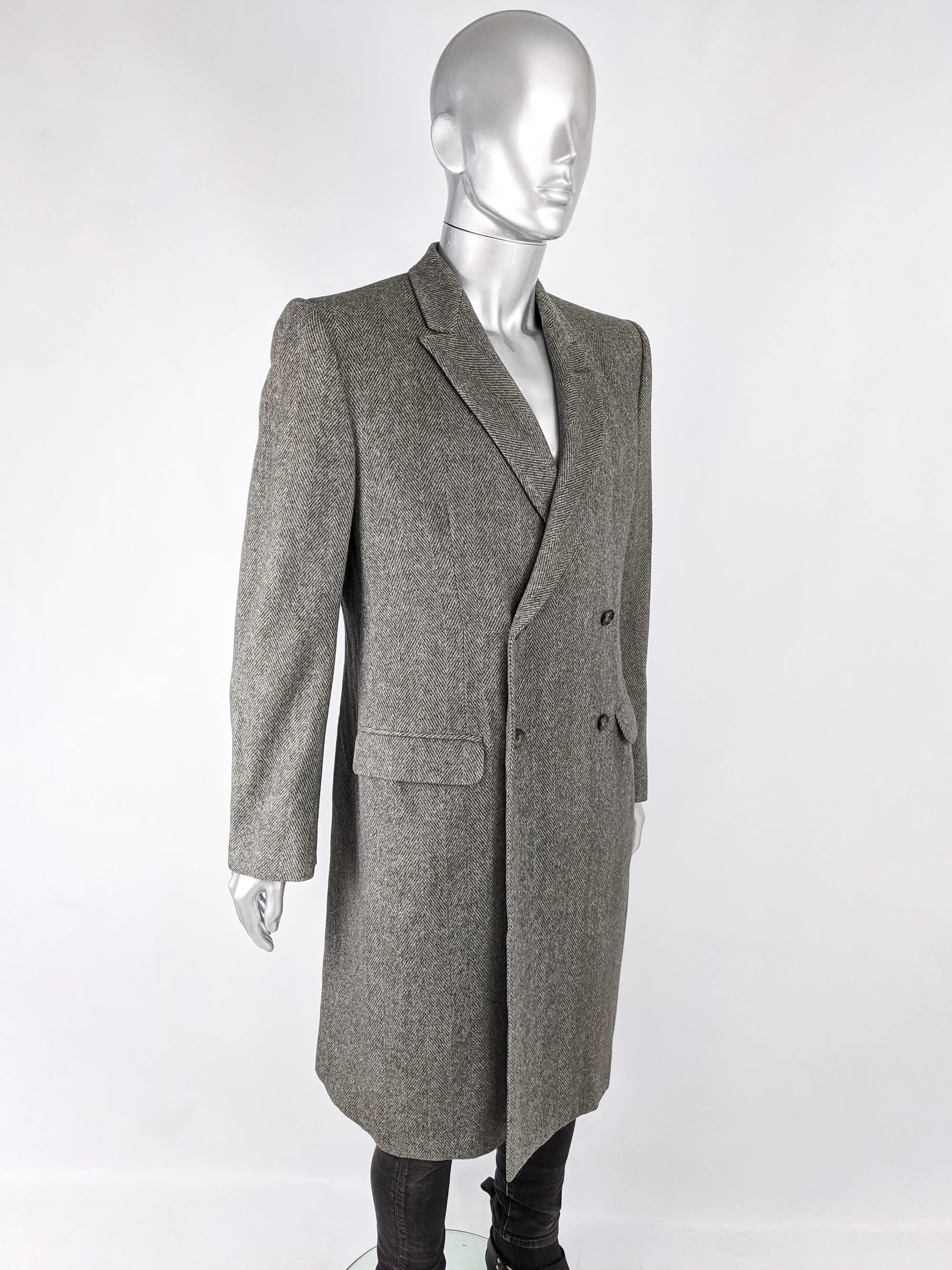 Mens Vintage Double Breasted Cashmere Coat, 2007