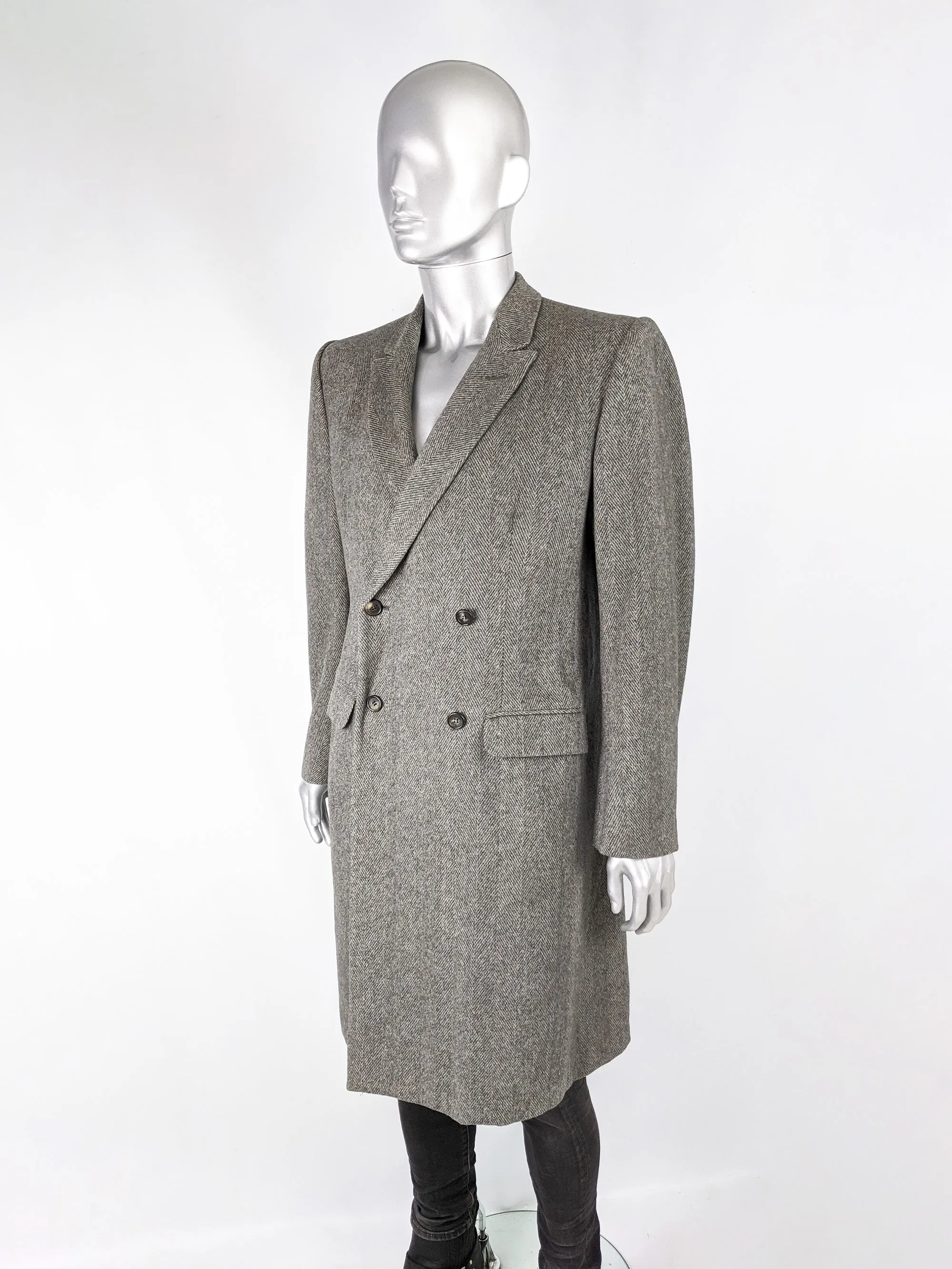 Mens Vintage Double Breasted Cashmere Coat, 2007