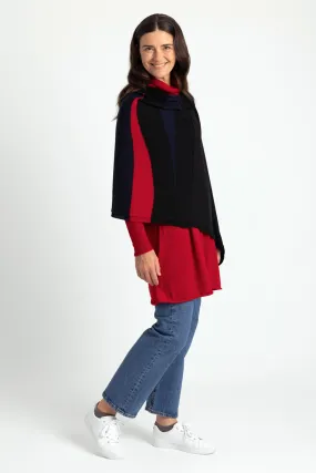 MERINO WAVE PONCHO