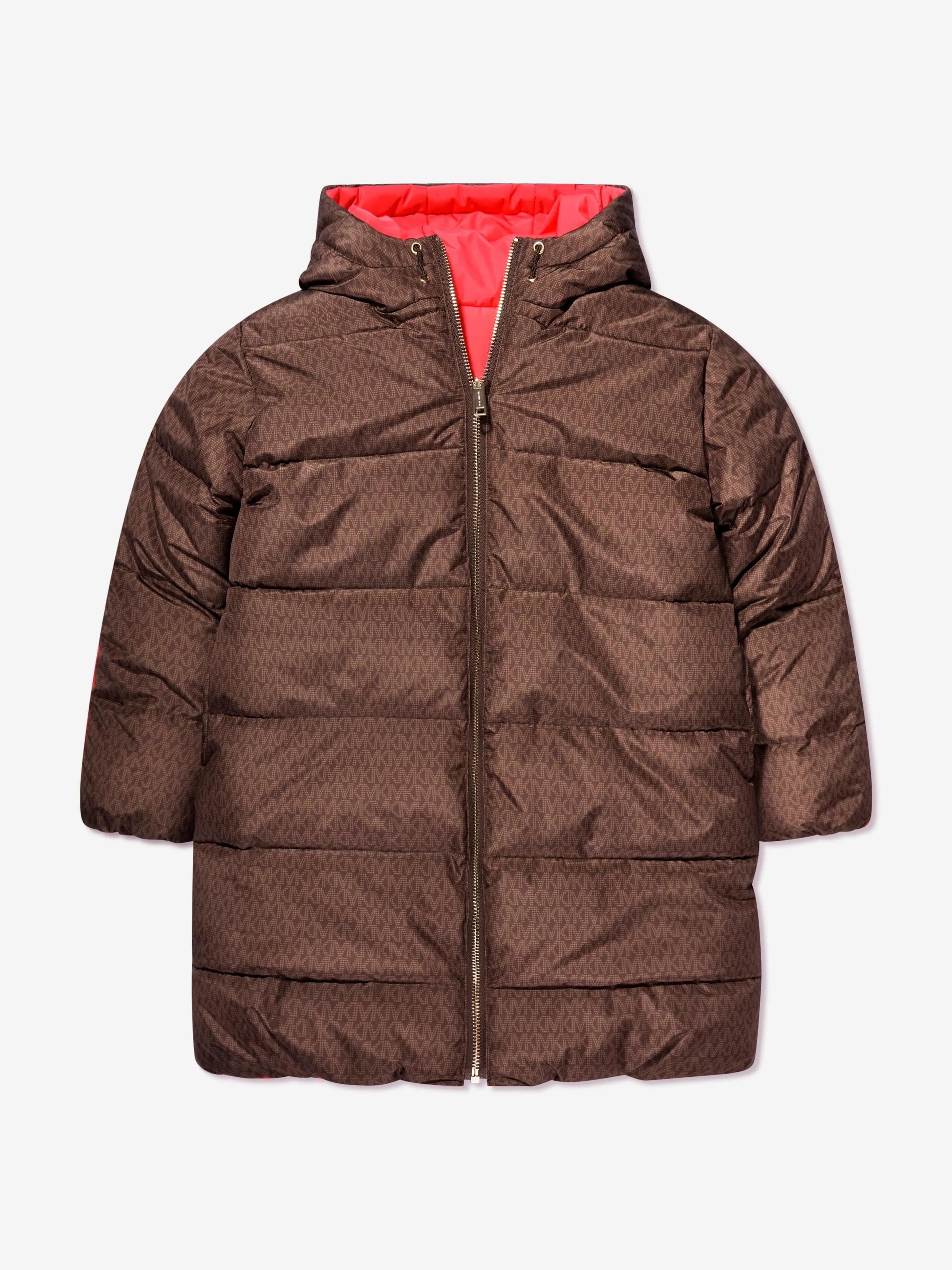 Michael Kors Girls Reversible Puffer Jacket in Pink