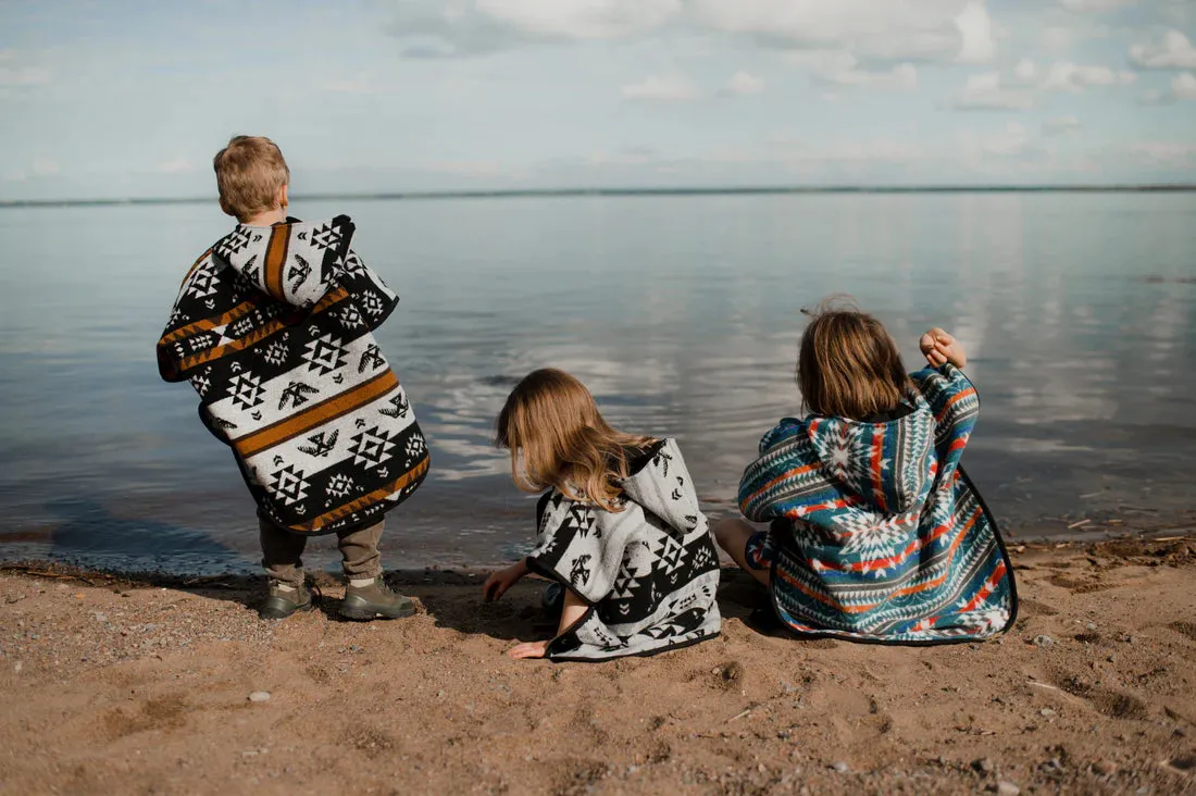 Mini Tipi Poncho pour enfant Thunderbird