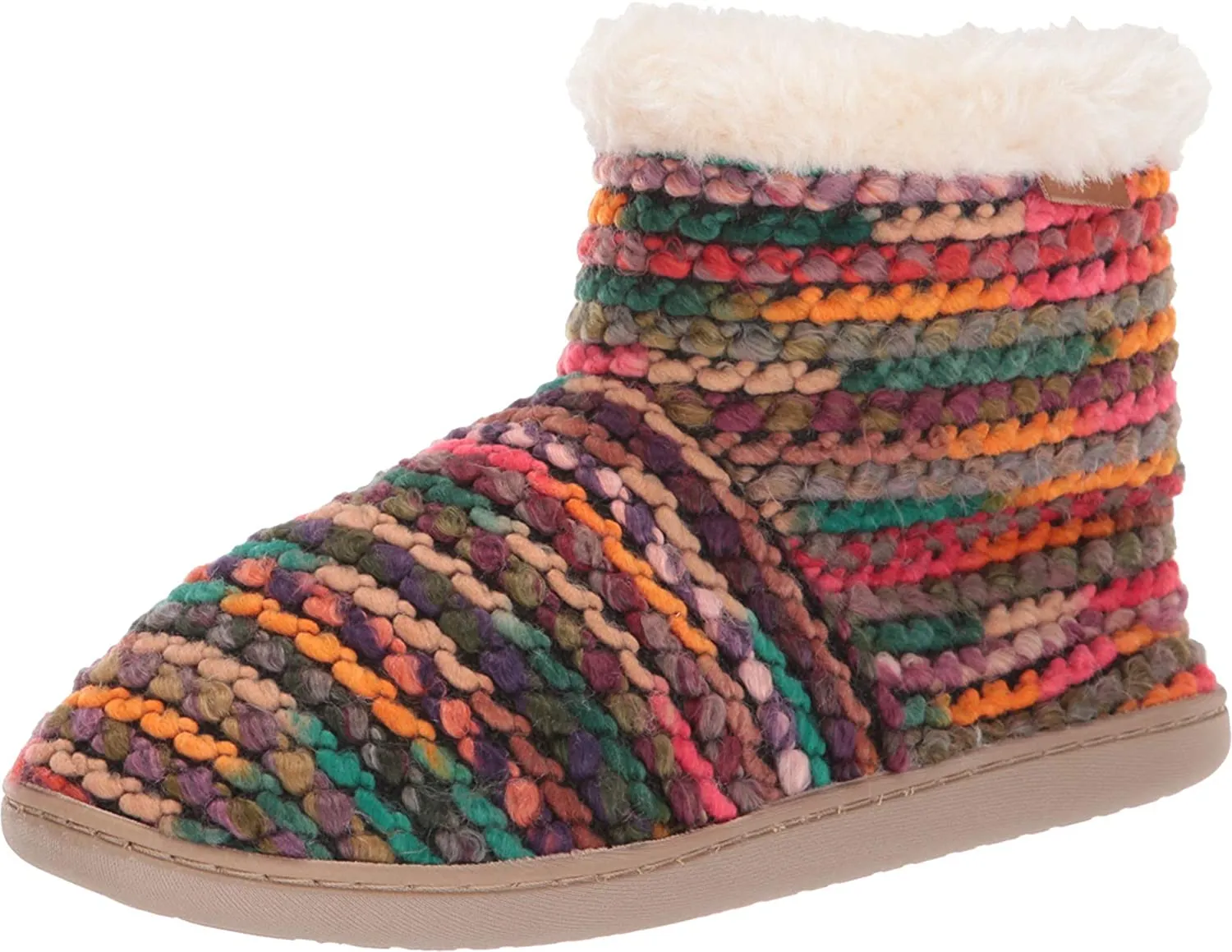 Minnentonka Women's Betty Faux Fur Slipper Boot