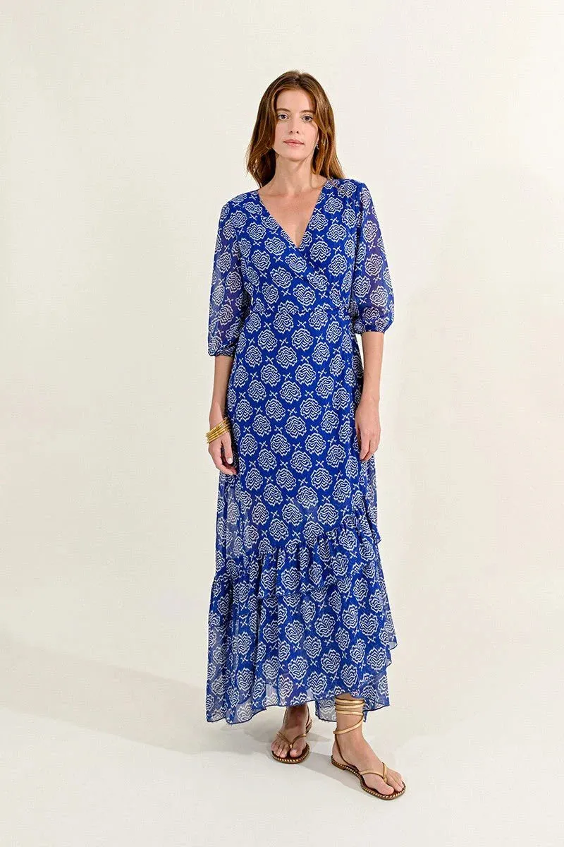 Molly Bracken Printed Wrap Dress