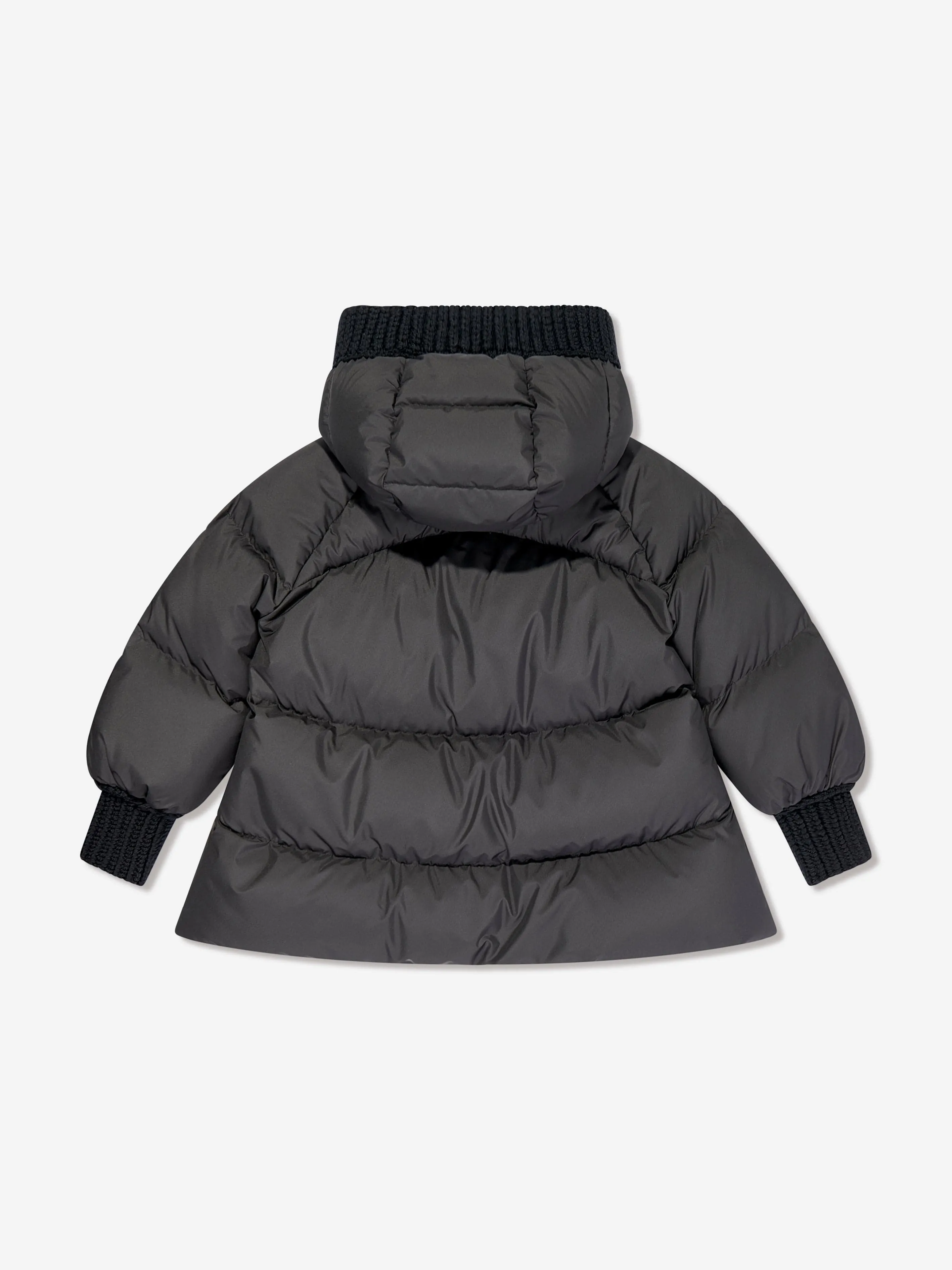 Moncler Enfant Girls Down Padded Ronda Jacket in Black